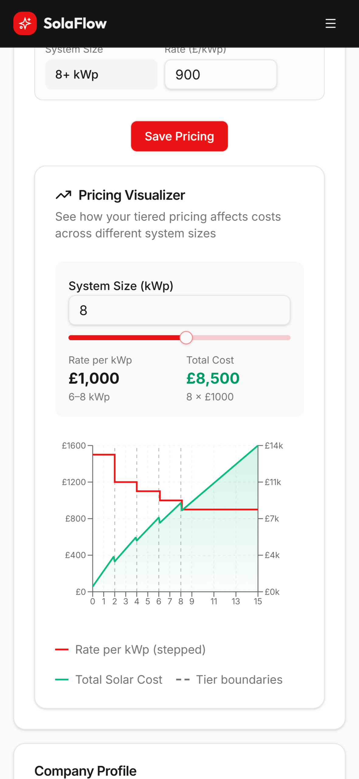 dashboard.solaflow.co.uk (iphone 14 pro max)